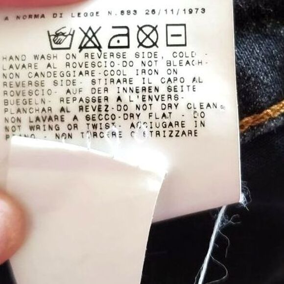 Just Cavalli Denim Jeans Faded Black Straight Leg Casual Women's US 27 Italy - Picture 9 of 12